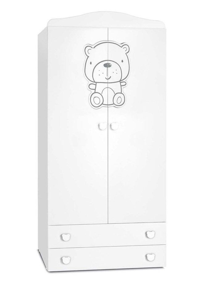 Cam Baby Cabinet And Wardrobe - Teddy Gray - Image 1