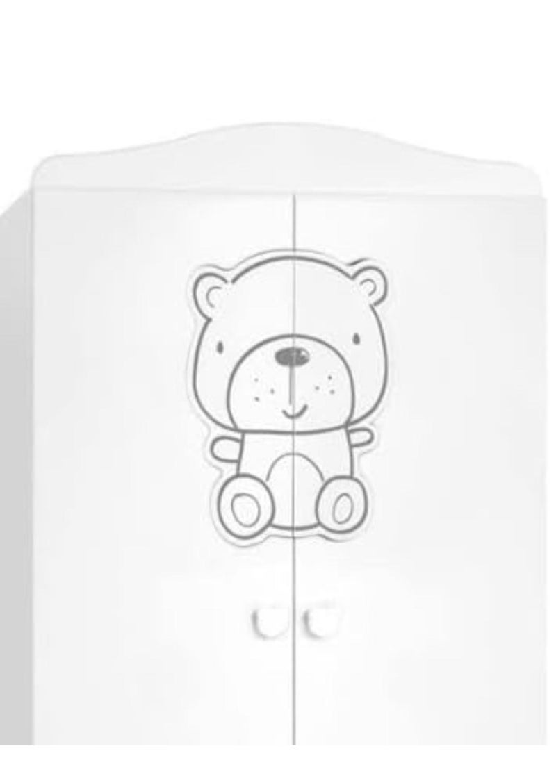 Cam Baby Cabinet And Wardrobe - Teddy Gray - Image 2