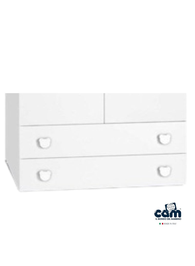 Cam Baby Cabinet And Wardrobe - Teddy Gray - Image 3