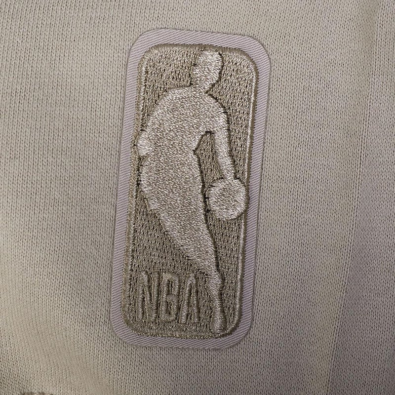 Pro Standard Mens NBA New Orleans Pelicans Neutral Crewneck Sweatshirt Taupe M - Image 3