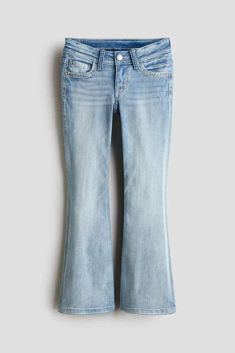 H&M Skinny Fit Bootcut Low Jeans