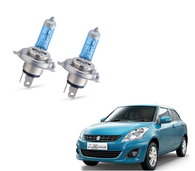 Auto Pearl Autopearl H4 High Beam Halogen Head Lamp Bulb Compatible with- Swift Dzire (Set of 2) - Image 1