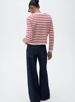 MANGO Stripped Knit Cardigan  - Image 2