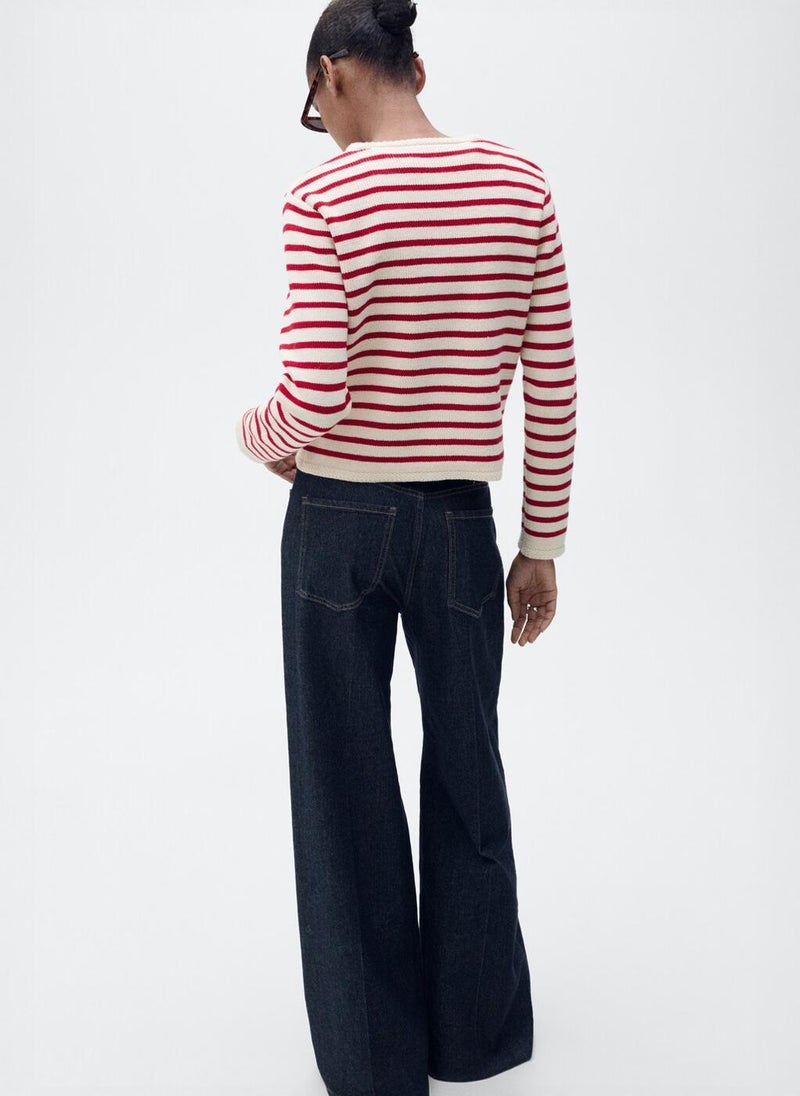 MANGO Stripped Knit Cardigan  - Image 2