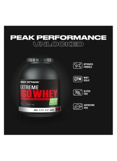 Body Attack Extreme Iso Whey 1.8Kg Apricot Yoghurt  - Image 2