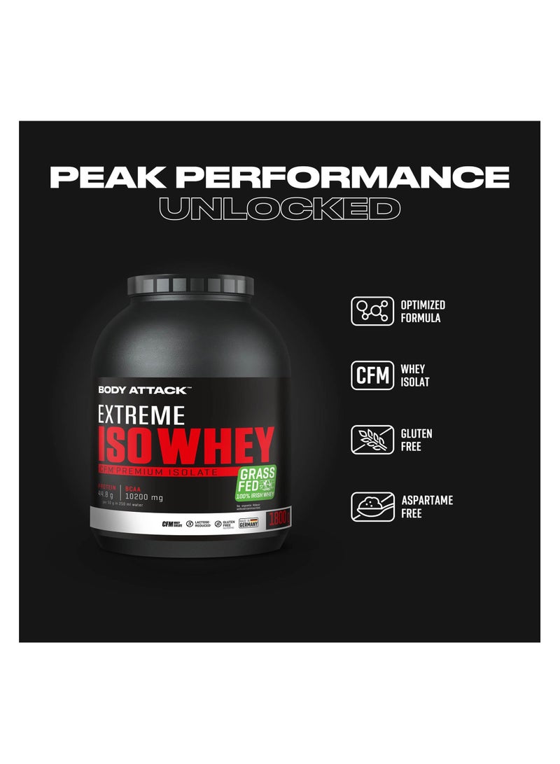 Body Attack Extreme Iso Whey 1.8Kg Apricot Yoghurt - Image 2