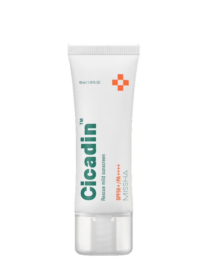 Missha Cicadin Rescue Mild Sunscreen (SPF50+/PA+++) 40ml 