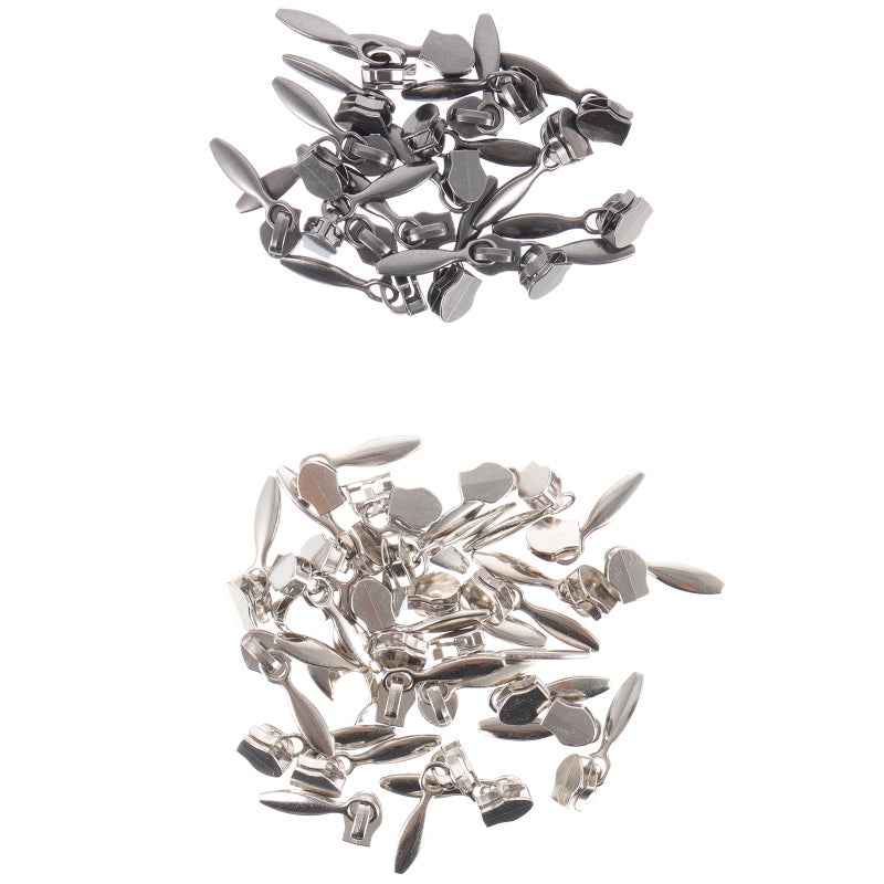 100 Pcs Bag Luggage Zipper Pullers Replacement Zipper ( , Black) - Image 3