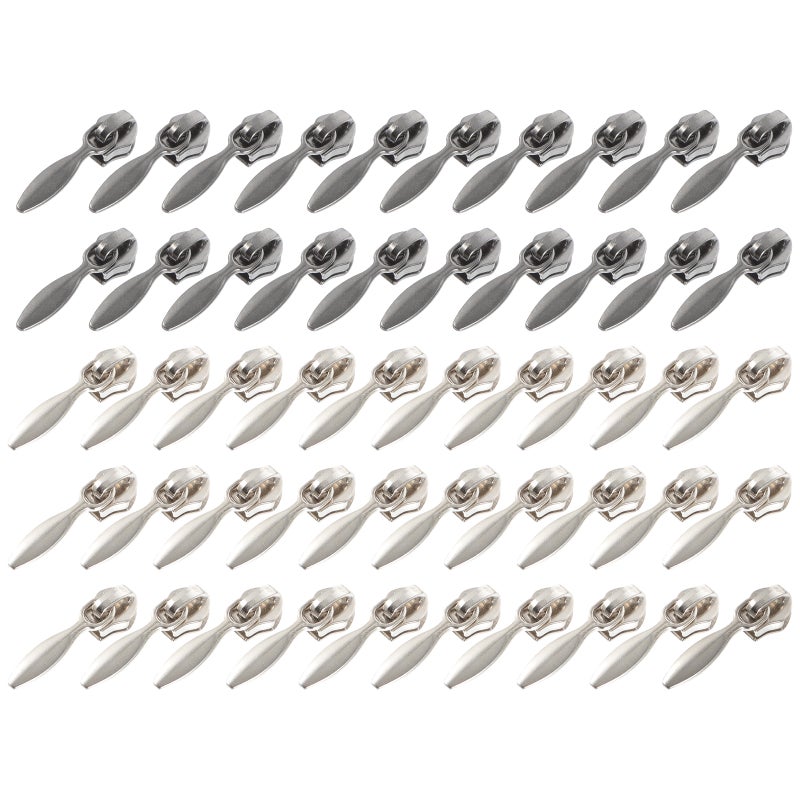 100 Pcs Bag Luggage Zipper Pullers Replacement Zipper ( , Black) - Image 2