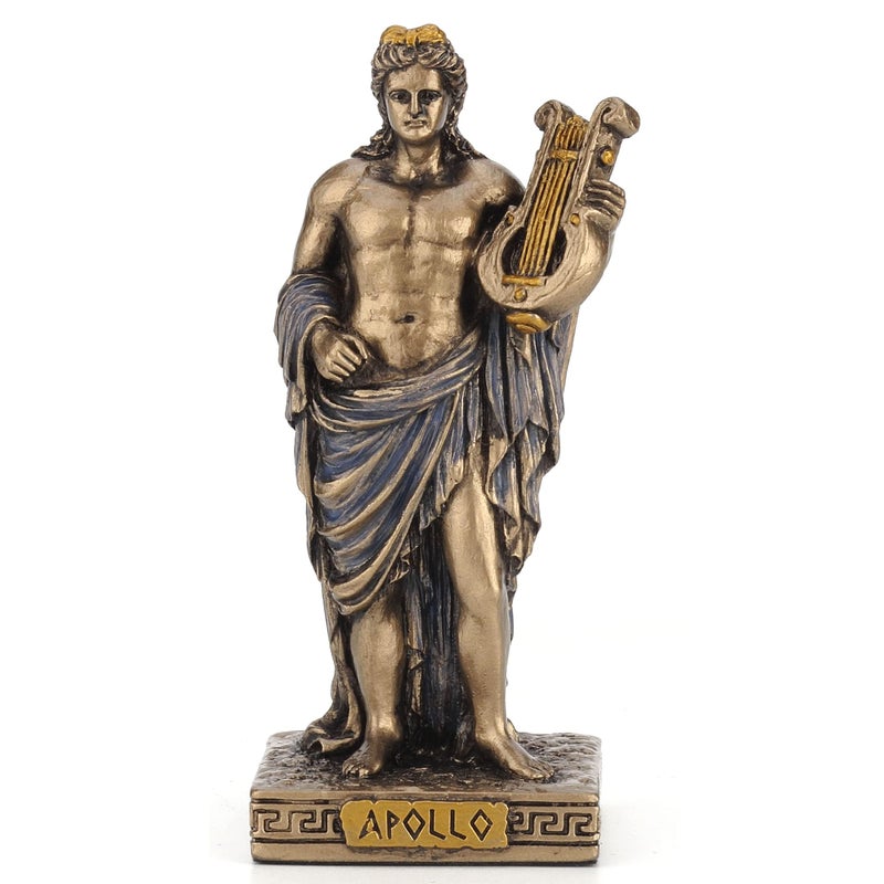 Veronese Design Greek Gods Miniature Figurine Apollo Bronze - Image 2