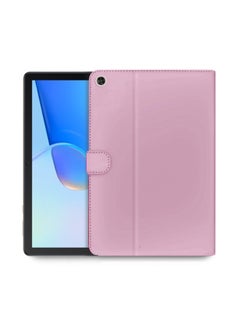 اوميكر حافظة جلدية عالية الجودة مع حامل مغناطيسي لهاتف Huawei MatePad SE 2022 10.4 بوصة وردي فاتح  - Image 1