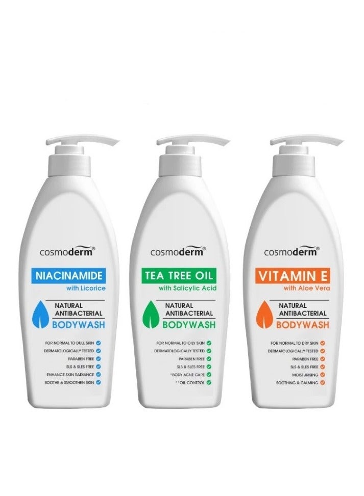 كوزموديرم مجموعة غسول الجسم كوزموديرم (مجموعة العناية الكاملة) - Image 1