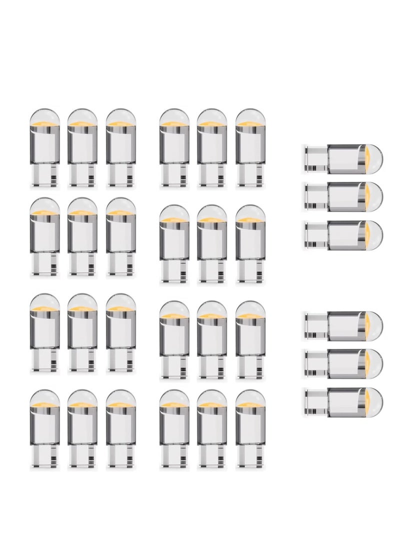 Loquat 194 LED Bulbs 6000K White, 6000K 68 2825 W5W T10 Wedge COB LED Replacement Bulbs, Super Brightness, for License Plate Lights, Car Position Lamps, Map Light, 30pcs - Image 1