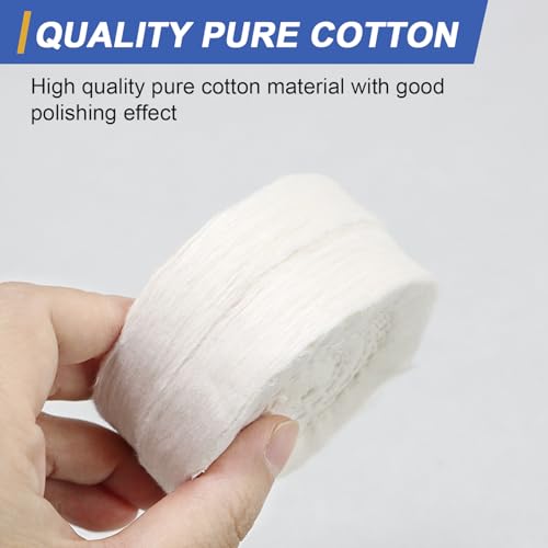 SCOTTCHEN Buffing Polishing Wheel 3" Fine Cotton (50 Ply) 1/4" Arbor with 1/4" Mandrel for Drill - 2Pack - Image 4