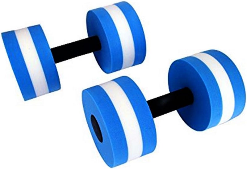 BIGBOSS Sports Aquatic Exercise Dumbbells Aqua Fitness Barbells Exercise Hand Bars-Set of 2 - Image 2