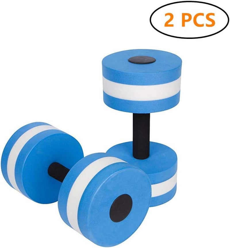 BIGBOSS Sports Aquatic Exercise Dumbbells Aqua Fitness Barbells Exercise Hand Bars-Set of 2 - Image 1