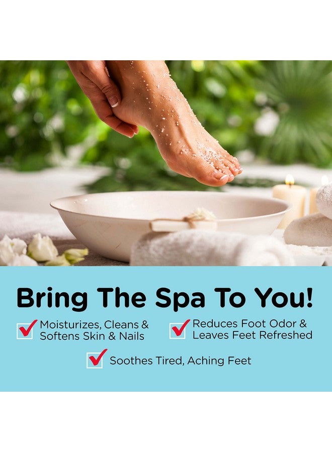 فانغي-نيل نقع القدم والأظافر لعلاج الفطريات بزيت شجرة الشاي - يرطب ويقلل من رائحة القدم ويهدئ آلام القدمين - مزيج علاجي من ملح إبسوم الغني بالمعادن وملح البحر النقي و7 زيوت عطرية - 1 رطل - Image 4