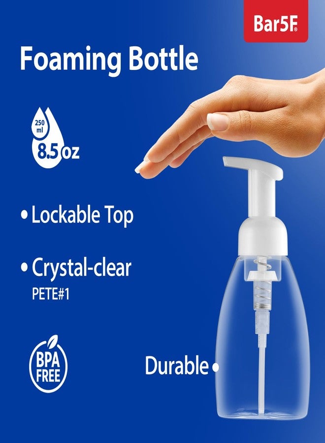 Bar5F Foaming Pump Bottle for Dr. Bronner's Castile Soap and All Generic Concentrated or Regular Soaps, 8.5-Ounce Clear - Image 2