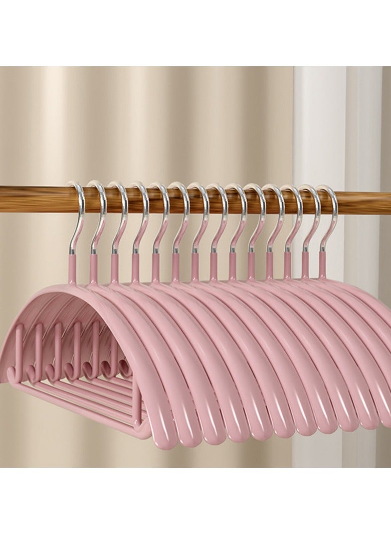 10 High-Quality And Practical Semi-Circular Anti Slip Thickened Hangers