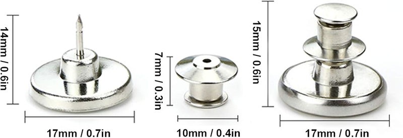 24Pcs Button Pins Zinc Alloy, Universal Nail - Free Waistline Adjustment DIY Jeans Pants - Detachable Design, Easy Size Change, Durable Metal Rivets - Image 3