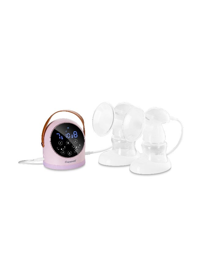 Granzia Doplafeed Double Electric Breast Pump – Independent Dual Suction Control, 3 Modes × 9 Levels, Rechargeable Battery, Night Light, Anti-Backflow System, Touch Panel, 2 Bottles & Carry Bag – 3-Year Warranty - Image 1