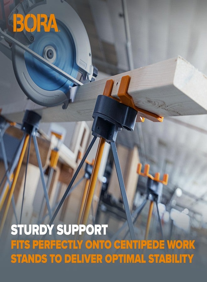 BORA Centipede 2x4 Support Bracket 2-Piece Set For BORA Centipede Work Stands, CA0202 - Image 3