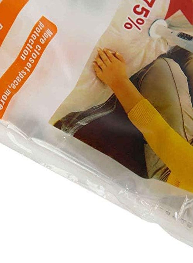 DHAVL Vacuum Storage Reusable Space Saver Bags for Clothes,Blankets, Quilt for Travel (50x60cm 4qty) - Image 5