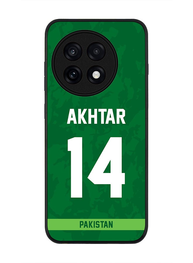 Stylizedd For OnePlus 13R / Ace 5 Pro Case,Slim fit Camera Protection, Shockproof Thin Phone cover  - Pakistan Shoaib Akhtar, Jersey No 14