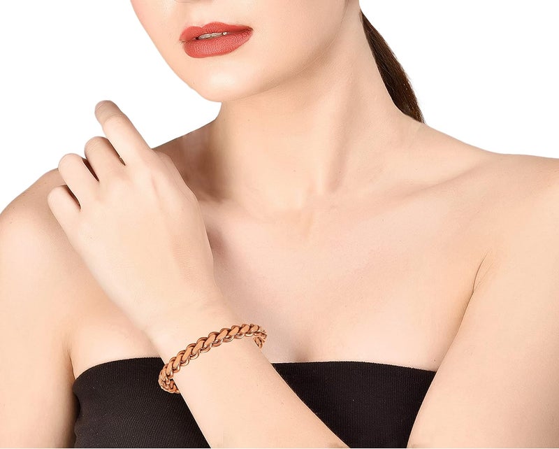 Touchstone Copper Bracelet Tibetan Style. Hand Forged with Solid and high Gauge Pure Copper. - Image 2