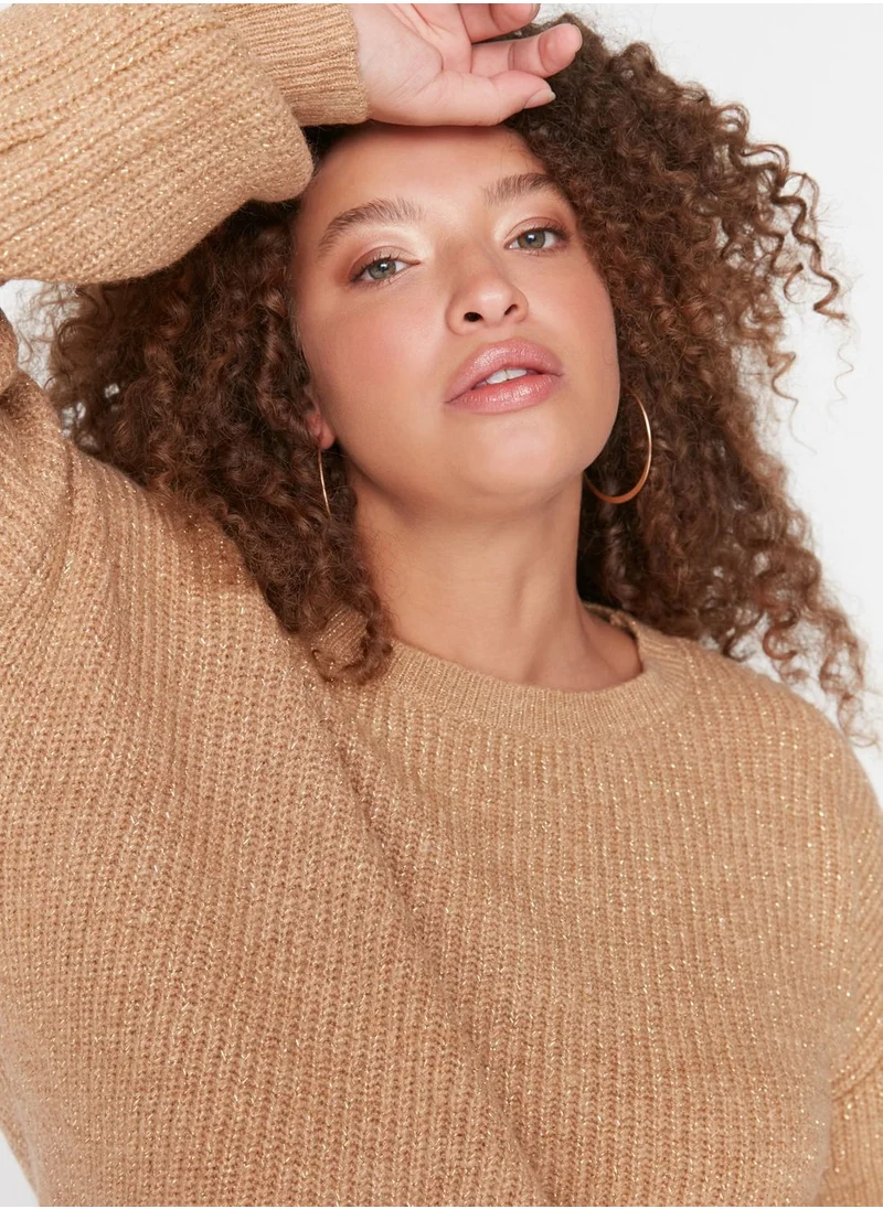 Trendyol Curve Crew Neck Knitted Sweater