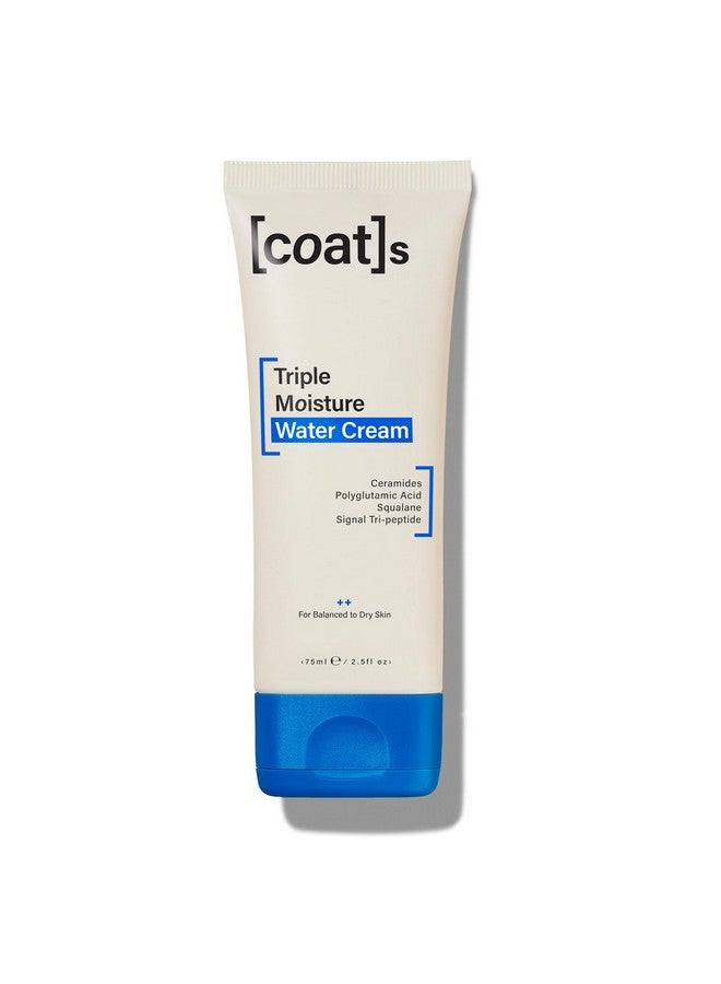 Coats COATS Triple Moisture Water Cream - Lightweight, Oil-Free Face Moisturizer - Protects the Skin Barrier for Long-Lasting Hydration - Dermatologically Approved, Designed for Teens + Young Skin - 2.5 oz - Image 1