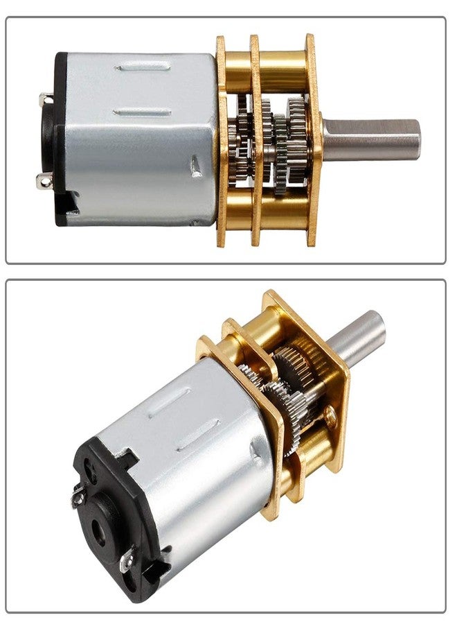 Hxchen 2Pcs DC 12V 500RPM Micro Speed Reduction Motor Mini Gear Box N20 Motor with 2 Terminals for RC Car Robot Model DIY Engine - Image 3