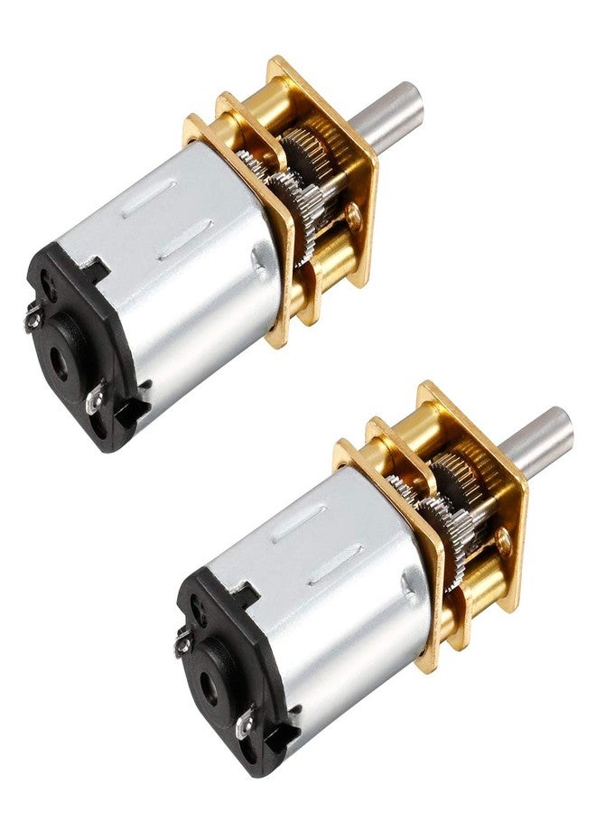 Hxchen 2Pcs DC 12V 500RPM Micro Speed Reduction Motor Mini Gear Box N20 Motor with 2 Terminals for RC Car Robot Model DIY Engine - Image 4