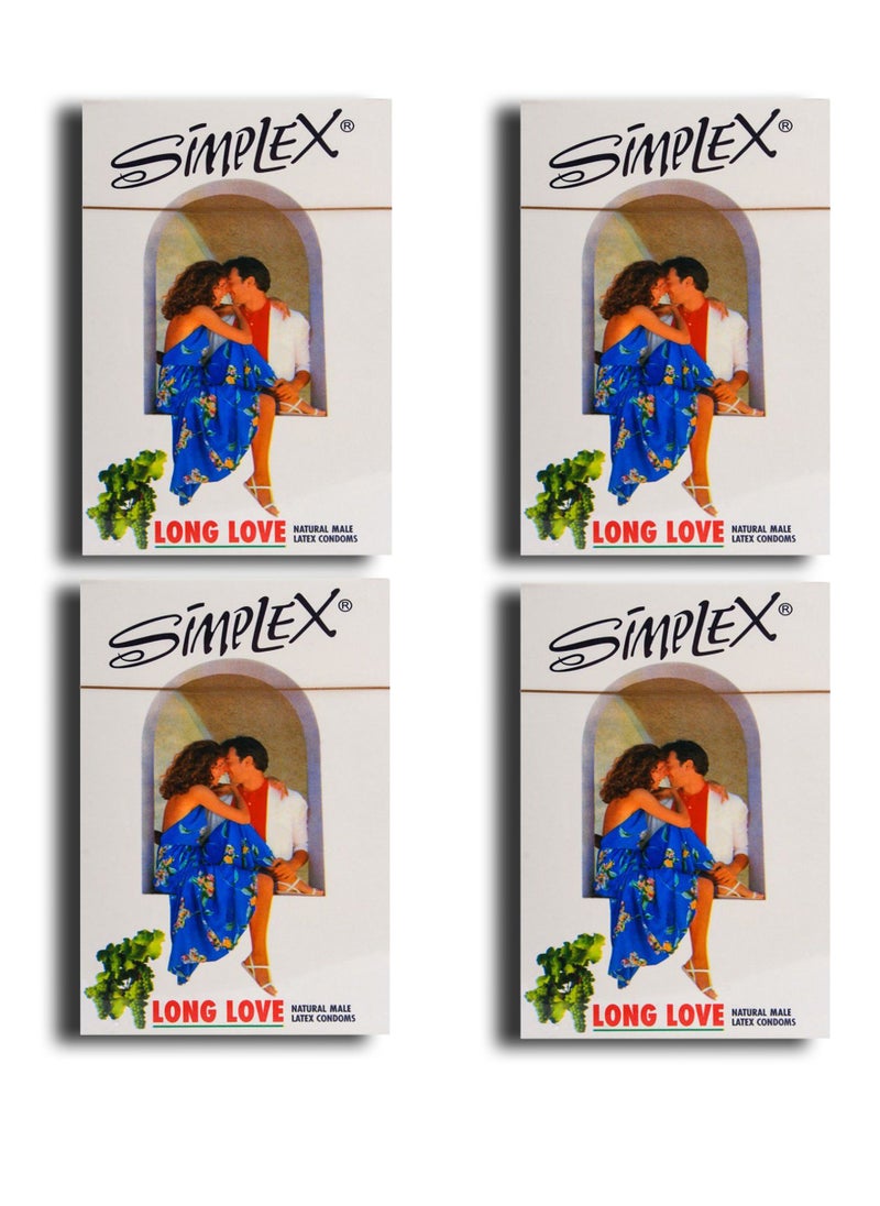 Simplex SIMPLEX Long Love Condoms -4 Packs of 3PCS.  - Image 1
