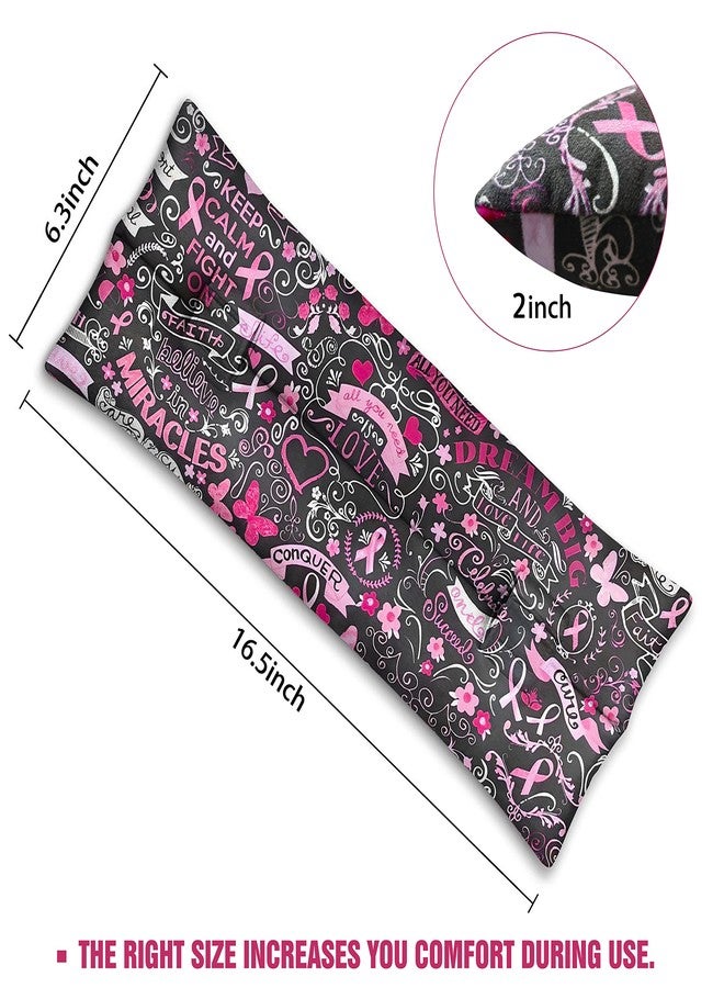 BVOKQUC Mastectomy Pillow,Seatbelt Cushion Post Heart Surgery Seatbelt Pillow,hysterectomy recovery,c section Recovery,chemo port pillow,Pacemaker Seatbelt Protection,Great Breast Cancer Gifts for Women - Image 4
