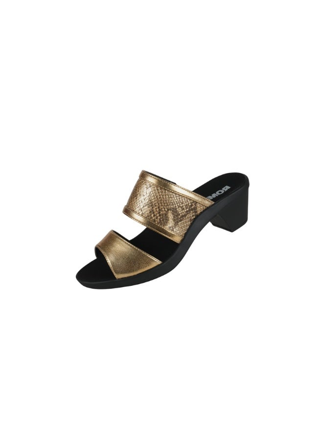 ROMIKA 117-390 Romika Ladies Block Heel Sandals 30503 Gold - Image 3
