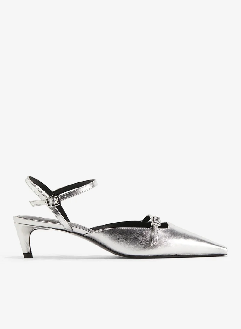 H&M Pointed heeled sandals