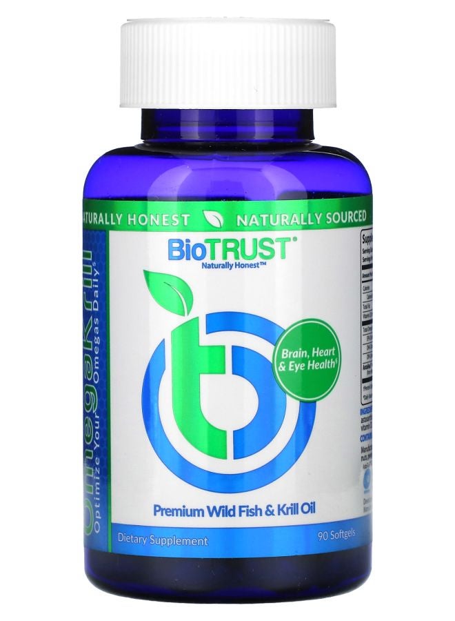 BioTrust OmegaKrill 90 Softgels