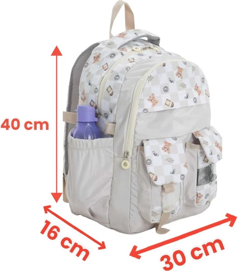 Tezzgelsin Unisex Waterproof Checkered Colorful School Bag Backpack