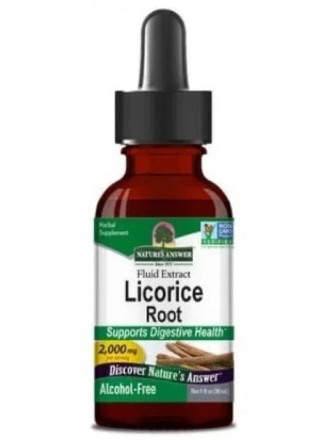NATURE'S ANSWER Oil extracted from liquorice roots 30 ml  - Image 1