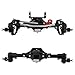 Pothyes Metal CNC Front Middle Rear Complete Portal Axle with Gear for 110 RC Crawler Axial SCX10 II Deadbolt 90046 90047 4x4 6x6 Upgrade Parts Black Front Rear - Image 2