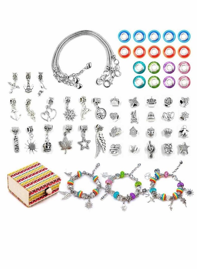Bracelet Jewellery Making Kit for Girls, Diy Arts Craft Sets Kids Best Gift, and Crafts Friendship Age 8-12, Favor Girls - Image 1