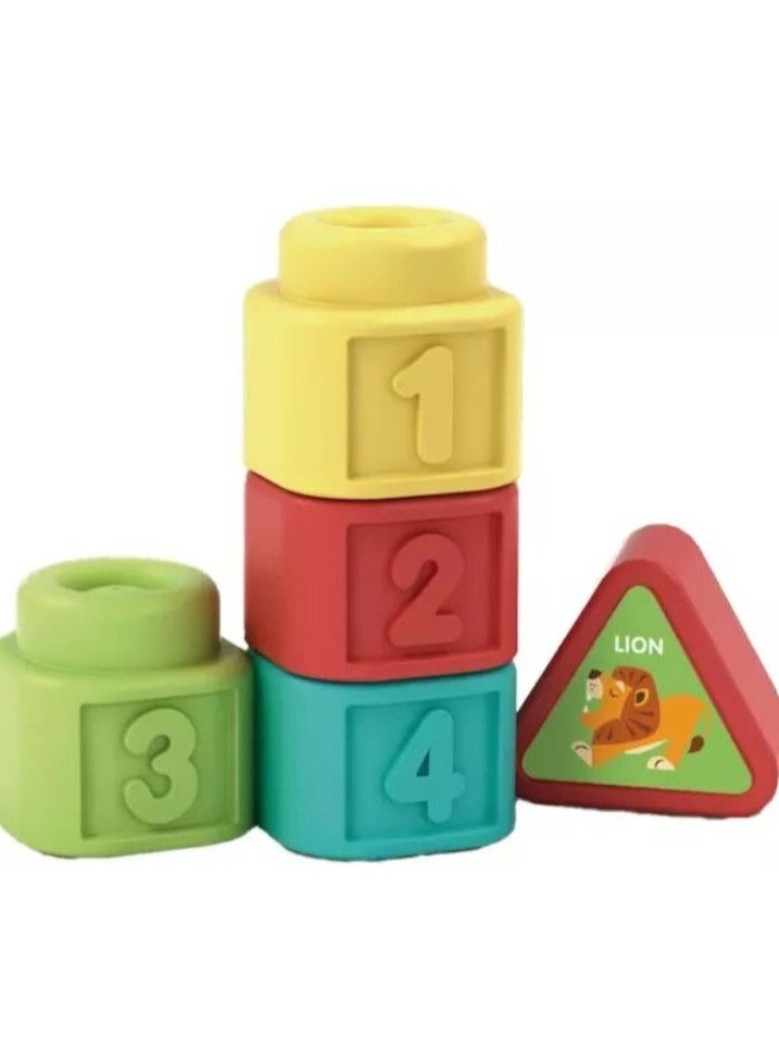 JDLT كتل بناء مطاطية ناعمة JDLT 36 قطعة 6121 - Image 4