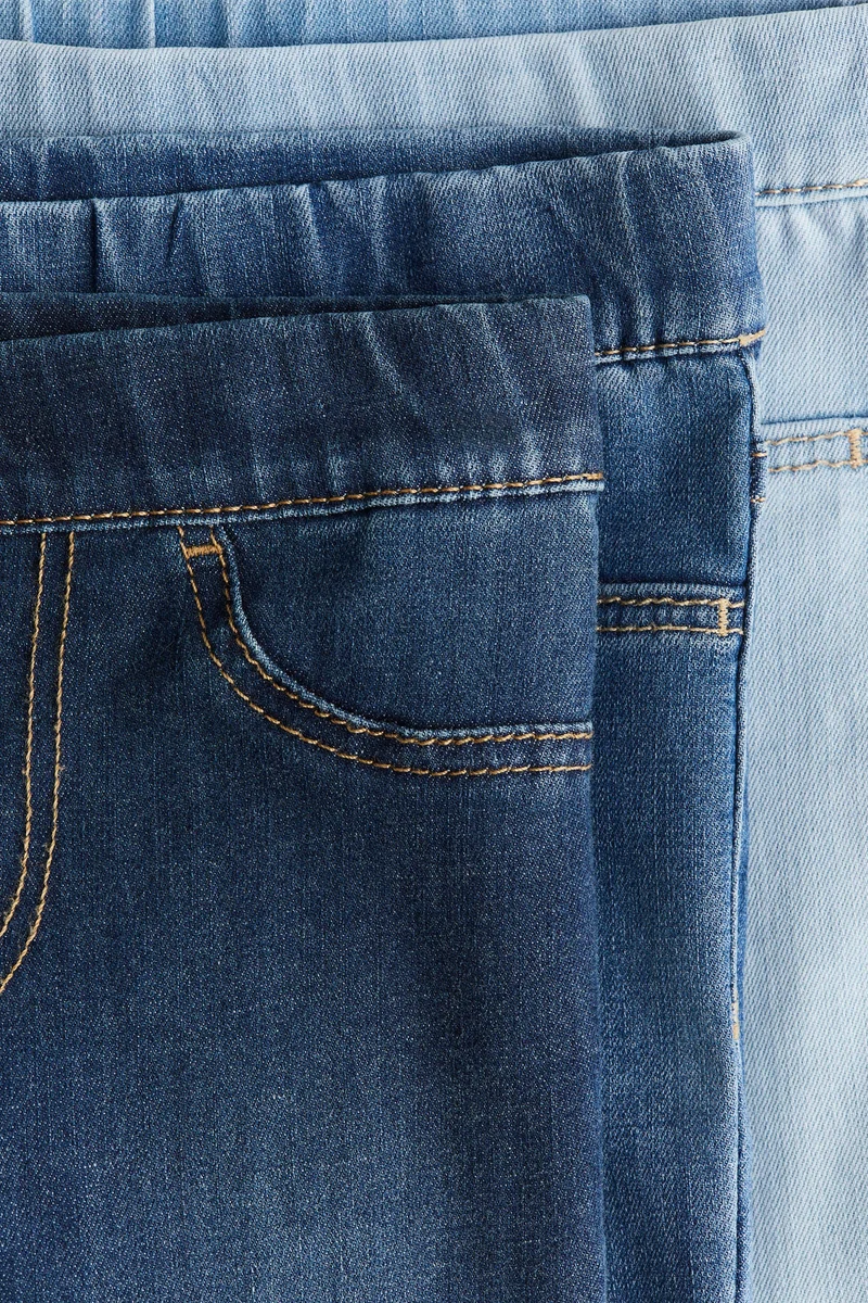 اتش اند ام 3-pack denim jeggings