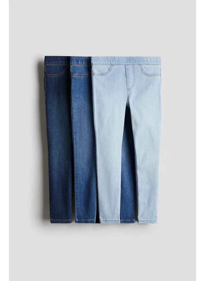 اتش اند ام 3-pack denim jeggings