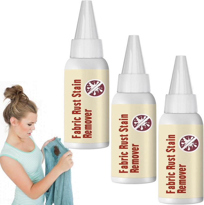 comfrt Emergency Stain Rescue Stain Remover,Fabric Rust Stain Remover Strong Clothes Rust Remover,Waterless Clothing Cleaner,Quick And Easy Dirt Spot Removal for Laundry (30ml, 3PCS) - Image 1