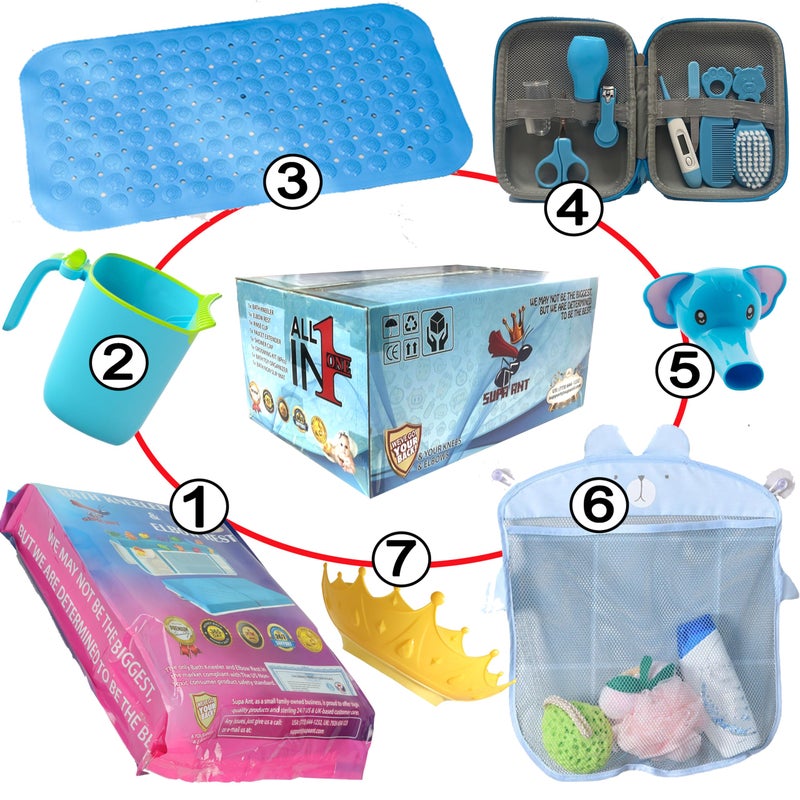 Supa Ant Baby Bath Kneeler and Elbow Rest Pad (Leaf) - Image 3