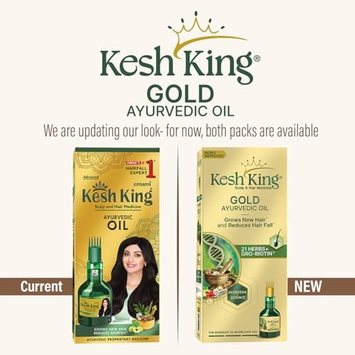 Kesh King Ayurvedic Hair Oil | Herbal Oil with Bhringraj & Amla | Enhance Hair Growth | Reduce Hairfall | Nourishes Scalp | Provides Long & Thick Hair | 10.14 Fl Oz/300ml - Image 2