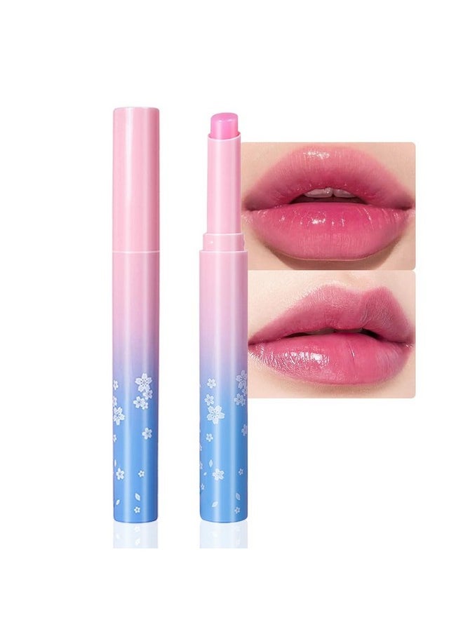 BINGBRUSH Color Changing Lipstickmoisturizer Long Lasting Lip Care Lip Balm Magic Lip Gloss Lip Tint Stain Glossly Makeup Lipstick Set For Women (1Pc A01)  - Image 1