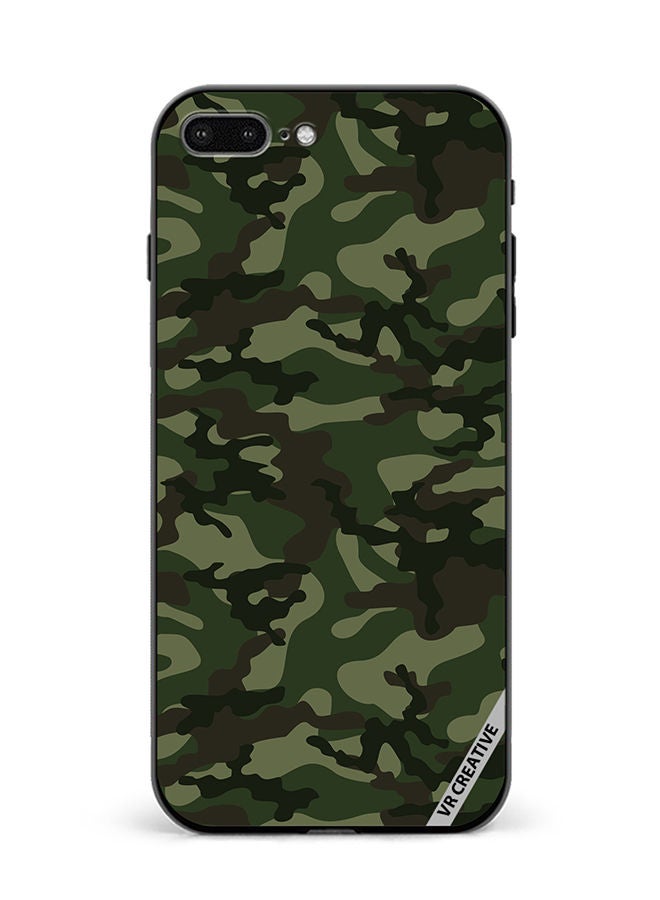 VR CREATIVE Protective Case Cover For Apple iPhone 7 Plus/8 Plus Camouflage Green Design Multicolour - Image 1